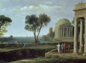 Landscape with Aeneas at Delos, 1672 (oil on canvas) Landscape with Aeneas at Delos, 1672 (oil on canvas)