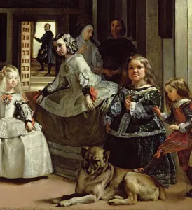 Las Meninas or The Family of Philip IV, c.1656 (oil on canvas) (detail of 405) Las Meninas or The Family of Philip IV, c.1656 (oil on canvas) (detail of 405)