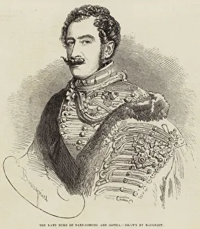 The Late Duke of Saxe-Coburg and Gotha (engraving) The Late Duke of Saxe-Coburg and Gotha (engraving)