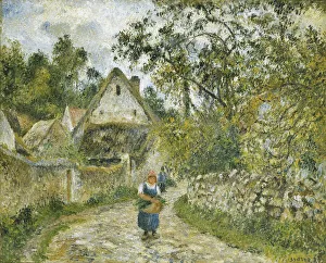 Le Chemin de Hameau-Chaumieres au Valhermeil, 1880 (oil on canvas) Le Chemin de Hameau-Chaumieres au Valhermeil, 1880 (oil on canvas)