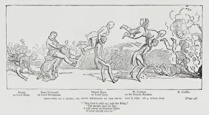 Leap-Frog on a Level; or, Going Headlong to the Devil, satire on the Whig government' Leap-Frog on a Level; or, Going Headlong to the Devil, satire on the Whig government'