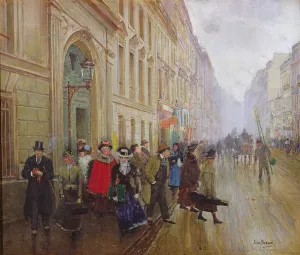 Leaving the Conservatoire, 1899 (oil on canvas) Leaving the Conservatoire, 1899 (oil on canvas)