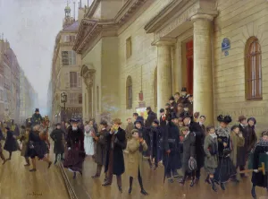 Leaving the Lycee Condorcet, 1903 (oil on canvas) Leaving the Lycee Condorcet, 1903 (oil on canvas)