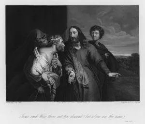 The Leper glorifying God, Luke XVII, 17 (engraving) The Leper glorifying God, Luke XVII, 17 (engraving)