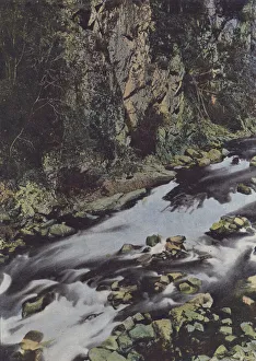 Les Gorges de la Cere a Lamativie (coloured photo) Les Gorges de la Cere a Lamativie (coloured photo)