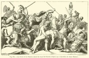 Les Grecs et les Troyens autour du corps de Patrocle (engraving) Les Grecs et les Troyens autour du corps de Patrocle (engraving)