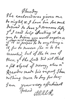 Letter from Queen Anne to the Earl of Nottingham (engraving) Letter from Queen Anne to the Earl of Nottingham (engraving)