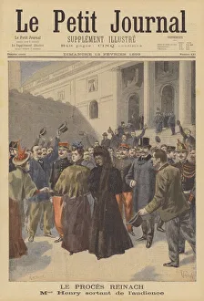 The libel trial of Jules Reinach (colour litho) The libel trial of Jules Reinach (colour litho)
