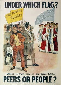 Liberal Party Poster for the British General Election of January 1910 (colour litho) Liberal Party Poster for the British General Election of January 1910 (colour litho)