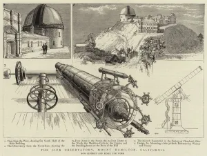 The Lick Observatory, Mount Hamilton, California (engraving) The Lick Observatory, Mount Hamilton, California (engraving)
