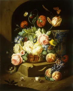 Still life with assorted flowers (oil on canvas) Still life with assorted flowers (oil on canvas)