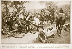 The life-long hunger for la revanche inspires the French cavalry to supreme endeavour when let loose upon the German The life-long hunger for la revanche inspires the French cavalry to supreme endeavour when let loose upon the German