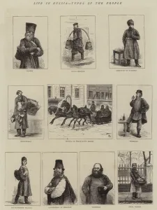 Life in Russia, Types of the People (engraving) Life in Russia, Types of the People (engraving)