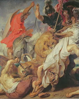 Detail of The Lion Hunt, 1621 (oil on canvas) (see 203326 and 196202) Detail of The Lion Hunt, 1621 (oil on canvas) (see 203326 and 196202)