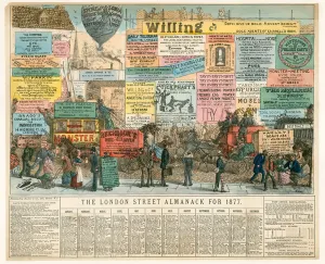 The London Almanack for 1877 (coloured engraving) The London Almanack for 1877 (coloured engraving)
