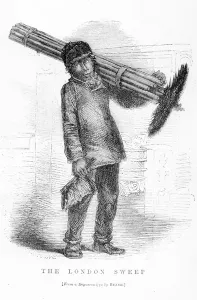 The London Sweep, from the daguerreotype by Richard Beard, illustration from London Labour The London Sweep, from the daguerreotype by Richard Beard, illustration from London Labour
