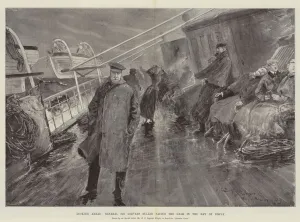 Looking Ahead, General Sir Redvers Buller facing the Gale in the Bay of Biscay (litho) Looking Ahead, General Sir Redvers Buller facing the Gale in the Bay of Biscay (litho)