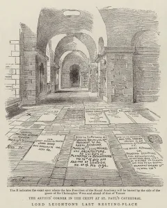Lord Leighton's Last Resting-Place (engraving) Lord Leighton's Last Resting-Place (engraving)