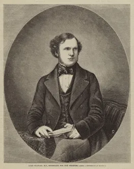 Lord Stanley, MP, Secretary for the Colonies (engraving) Lord Stanley, MP, Secretary for the Colonies (engraving)