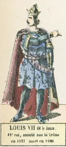 Louis VII dit le Jeune, 41e roi, monte sur le trone en 1137 Louis VII dit le Jeune, 41e roi, monte sur le trone en 1137