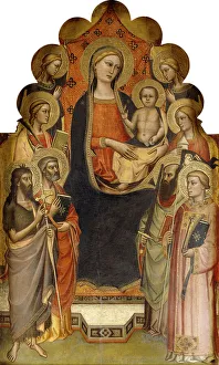 The Madonna and Child enthroned with Saints John the Baptist, Peter, Mary Magdalen The Madonna and Child enthroned with Saints John the Baptist, Peter, Mary Magdalen