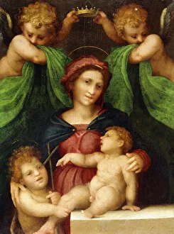 The Madonna and Child with the Infant Saint John the Baptist and two Angels, c The Madonna and Child with the Infant Saint John the Baptist and two Angels, c