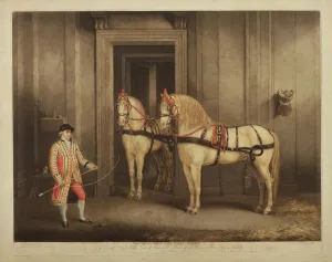 Two of His Majesty's State Horses, engraved by William Ward Two of His Majesty's State Horses, engraved by William Ward