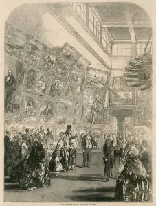 Her Majesty's visit to the Royal Academy (engraving) Her Majesty's visit to the Royal Academy (engraving)