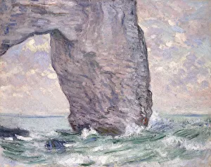 The Manneporte seen from Below, 1883 (oil on canvas) The Manneporte seen from Below, 1883 (oil on canvas)