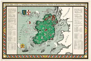 A Map of the Irish Free State & Northern Ireland, 1929 (colour litho) A Map of the Irish Free State & Northern Ireland, 1929 (colour litho)