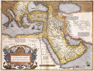 Map of the Turkish Empire, (hand-coloured engraving) Map of the Turkish Empire, (hand-coloured engraving)