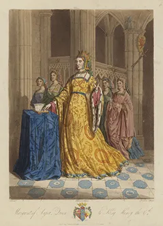 Margaret of Anjou, Queen of King Henry VI of England (aquatint) Margaret of Anjou, Queen of King Henry VI of England (aquatint)
