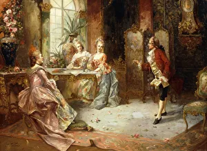 Marie Antoinette's History Lesson (oil on canvas) Marie Antoinette's History Lesson (oil on canvas)