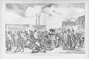 Dakar Collection: Market Place at Goree, illustration from Cote Occidentale d Afrique