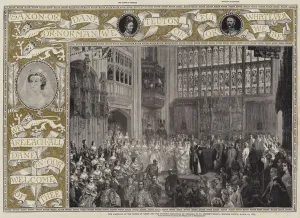 The Marriage of the Prince of Wales and the Princess Alexandra of Denmark in St George's Chapel, Windsor Castle The Marriage of the Prince of Wales and the Princess Alexandra of Denmark in St George's Chapel, Windsor Castle