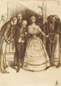 Married for Rank, 1853 (pencil, pen & ink on paper) Married for Rank, 1853 (pencil, pen & ink on paper)