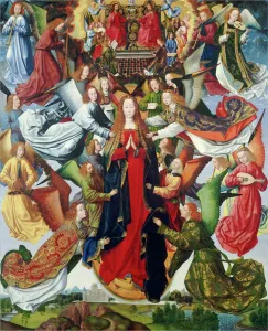 Mary, Queen of Heaven, c. 1485- 1500 (oil on panel) Mary, Queen of Heaven, c. 1485- 1500 (oil on panel)