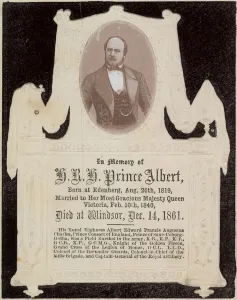 In memory of His Royal Highness Prince Albert (b/w photo) In memory of His Royal Highness Prince Albert (b/w photo)