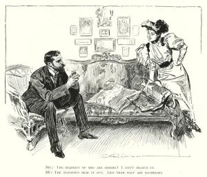 Men are heroes - less than half are bachelors (litho) Men are heroes - less than half are bachelors (litho)