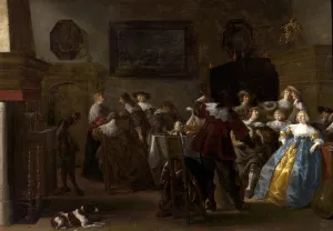 Merry Company (Interior with Cavaliers and Ladies), 1630s (oil on wood) Merry Company (Interior with Cavaliers and Ladies), 1630s (oil on wood)