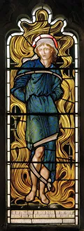 Meshach, The Fiery Furnace, West Window, 1870 (stained glass) Meshach, The Fiery Furnace, West Window, 1870 (stained glass)