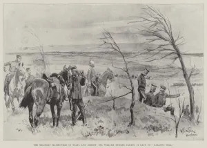 The Military Manoeuvres in Wilts and Dorset, Sir William Butler taking it easy on " The Military Manoeuvres in Wilts and Dorset, Sir William Butler taking it easy on "