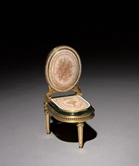 Miniature Bidet, firm of Peter Carl Faberge (1846-1920), after 1903 (gold, jade, enamel Miniature Bidet, firm of Peter Carl Faberge (1846-1920), after 1903 (gold, jade, enamel