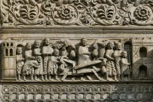 The Miracle of the Pregnant Woman, from the Stories of San Donnino The Miracle of the Pregnant Woman, from the Stories of San Donnino