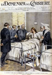 Miss Fisher woke up after three months in a coma in a clinic in Vienna Miss Fisher woke up after three months in a coma in a clinic in Vienna