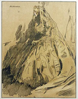 Miss Havisham, illustration from Characters of Romance, first published 1900 (colour litho) Miss Havisham, illustration from Characters of Romance, first published 1900 (colour litho)