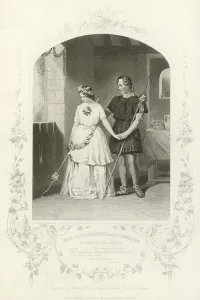 Miss Jenny Marston and Mr F Robinson as Florizel and Perdita, The Winter's Tale, Act IV, scene iii (engraving) Miss Jenny Marston and Mr F Robinson as Florizel and Perdita, The Winter's Tale, Act IV, scene iii (engraving)