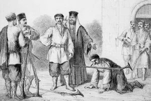 Montenegro-Wallachia Act of Public Reconciliation, 1856 (engraving) Montenegro-Wallachia Act of Public Reconciliation, 1856 (engraving)