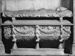 Monument to Cardinal Pietro Riario, in association with the studio of Mino da Fiesole (1430-84) detail of the effigy Monument to Cardinal Pietro Riario, in association with the studio of Mino da Fiesole (1430-84) detail of the effigy