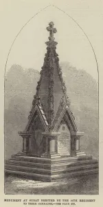 Monument at Surat erected by the 56th Regiment to their Comrades (engraving) Monument at Surat erected by the 56th Regiment to their Comrades (engraving)